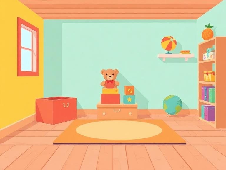 Ilustración de Habitación de juegos